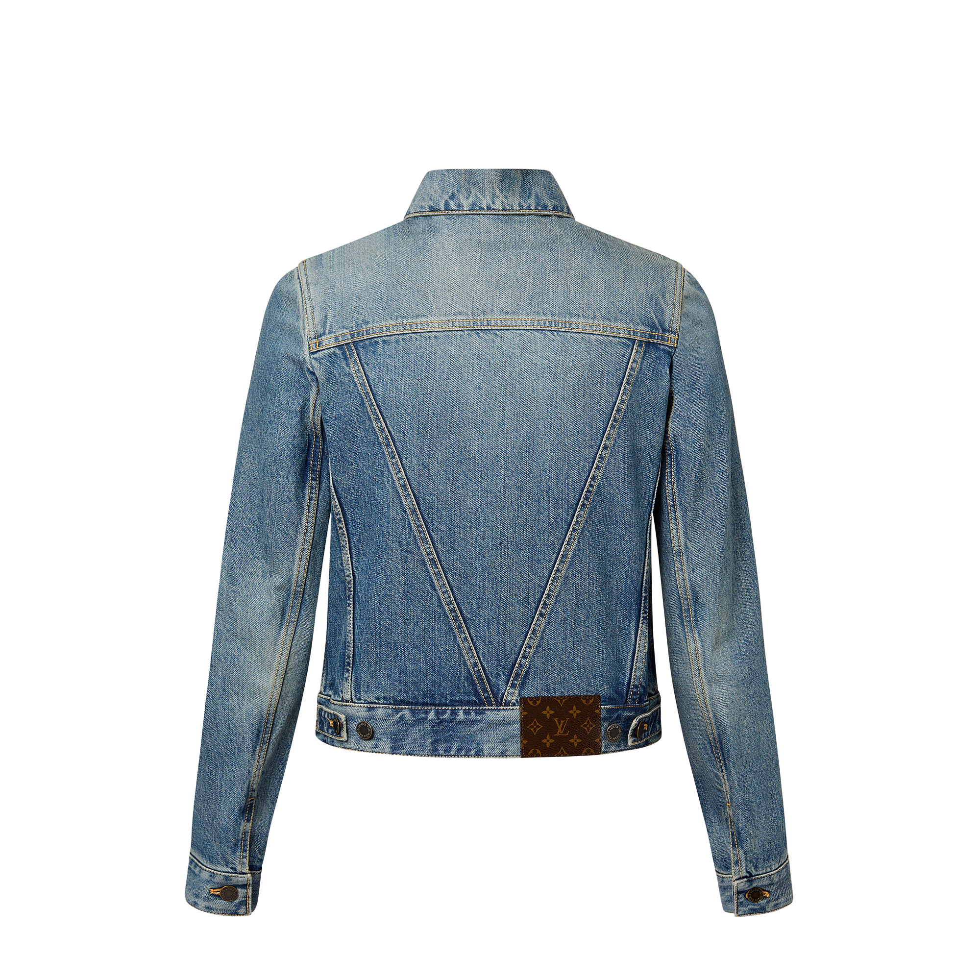 Denim deals jacket lv